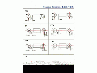 德瑞鋰電 鋰電池 鋰一次電池 觸片模式