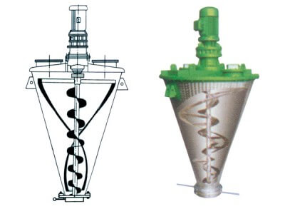 凱日機(jī)械 鋰電設(shè)備 凱日ZSH系列大開門螺帶式錐形混合機(jī)
