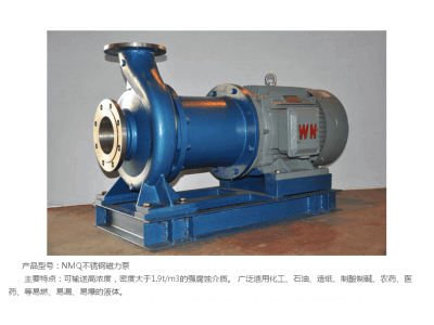 南方泵業(yè) 不銹鋼無(wú)泄漏磁力泵
