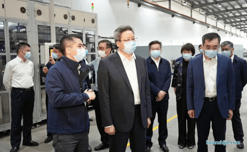 南通市市委副書記、市長吳新明一行蒞臨南通科瑞恩調(diào)研